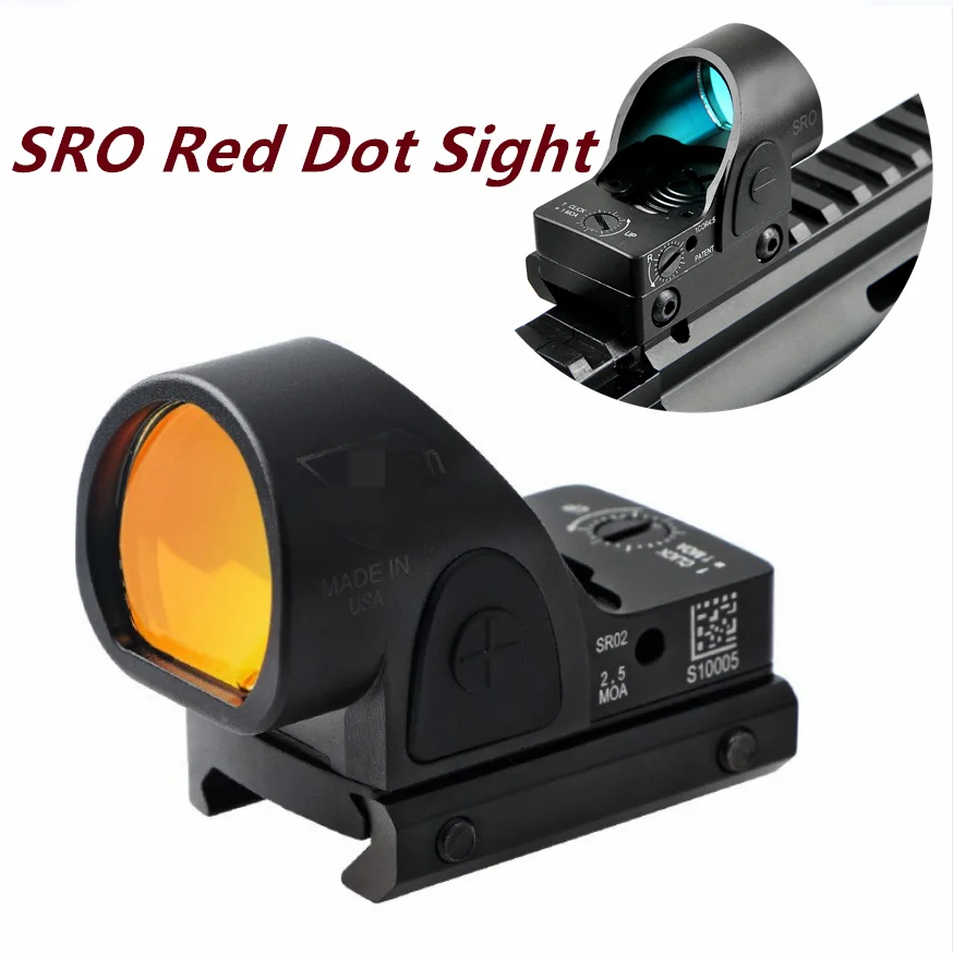 Mini RMR SRO Red Dot Sight Collimator Rifle Reflex Sight Scope fit 20mm Weaver Rail For Airsoft Hunting Rifle
Mini RMR SRO Red Dot Sight Collimator Rifle Reflex Sight Scope fit 20mm Weaver Rail For Airsoft Hunting Rifle