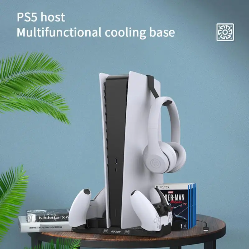 Cooling Fan Base Vertical Game Cd Storage Game Console Multi-function For Ps5 De/uhd Host Cooling Fan Cooling Fan Stand
Cooling Fan Base Vertical Game Cd Storage Game Console Multi-function For Ps5 De/uhd Host Cooling Fan Cooling Fan Stand