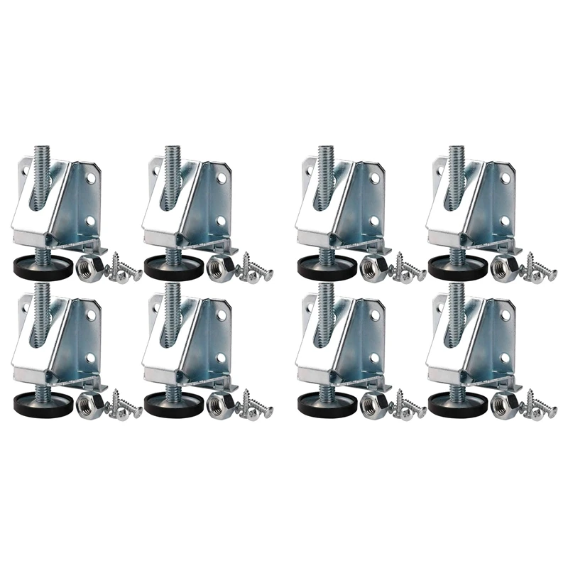 8X Leveling Feet Heavy Duty Furniture Levelers Adjustable Table Leg Leveler With Lock Nuts
8X Leveling Feet Heavy Duty Furniture Levelers Adjustable Table Leg Leveler With Lock Nuts