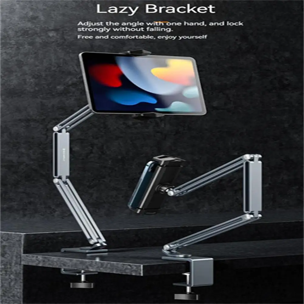 Adjustable Tablet Mobile Phone Stand Aluminum Alloy Desktop Mount Support Bedside Cantilever Bracket
Adjustable Tablet Mobile Phone Stand Aluminum Alloy Desktop Mount Support Bedside Cantilever Bracket