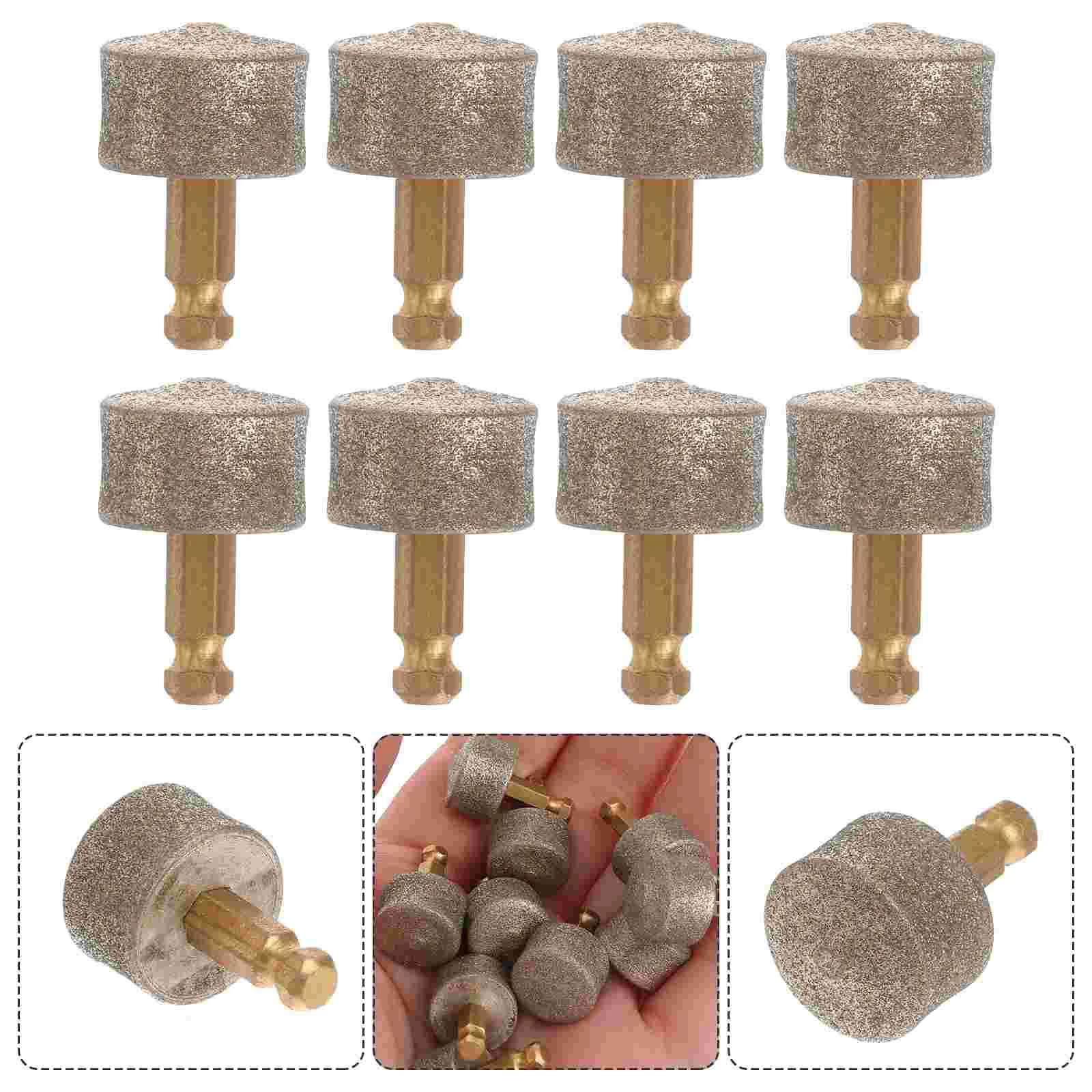 10 Pcs Nails Drill Bits For Nail Drill Replacement Grinding Wheel Raised Head Cleaner Tool Pet Tip Electric File Machine
10 Pcs Nails Drill Bits For Nail Drill Replacement Grinding Wheel Raised Head Cleaner Tool Pet Tip Electric File Machine