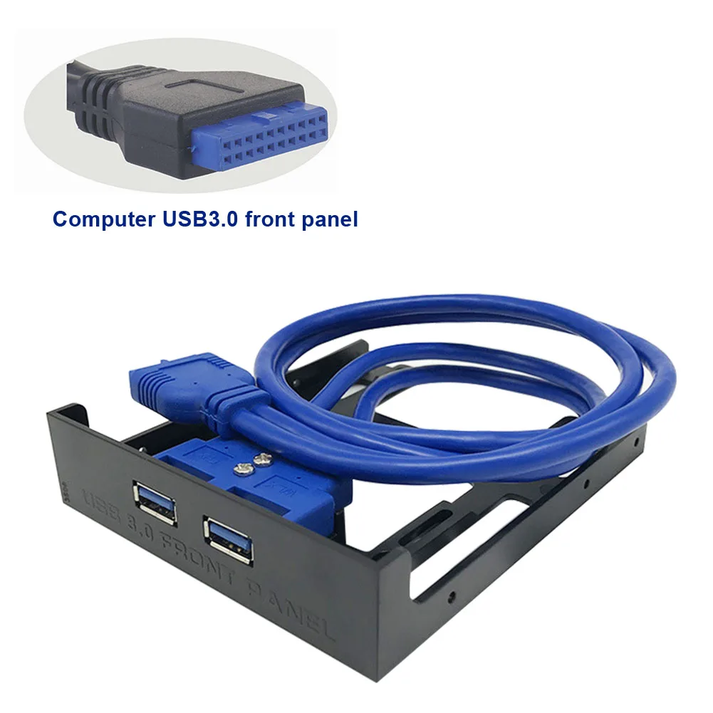 20 Pin ABS Computer USB 3.0 Front Panel Expansion High Speed Professional 3.5 Inches Floppy Bay Plug And Play Dual Ports Home
20 Pin ABS Computer USB 3.0 Front Panel Expansion High Speed Professional 3.5 Inches Floppy Bay Plug And Play Dual Ports Home