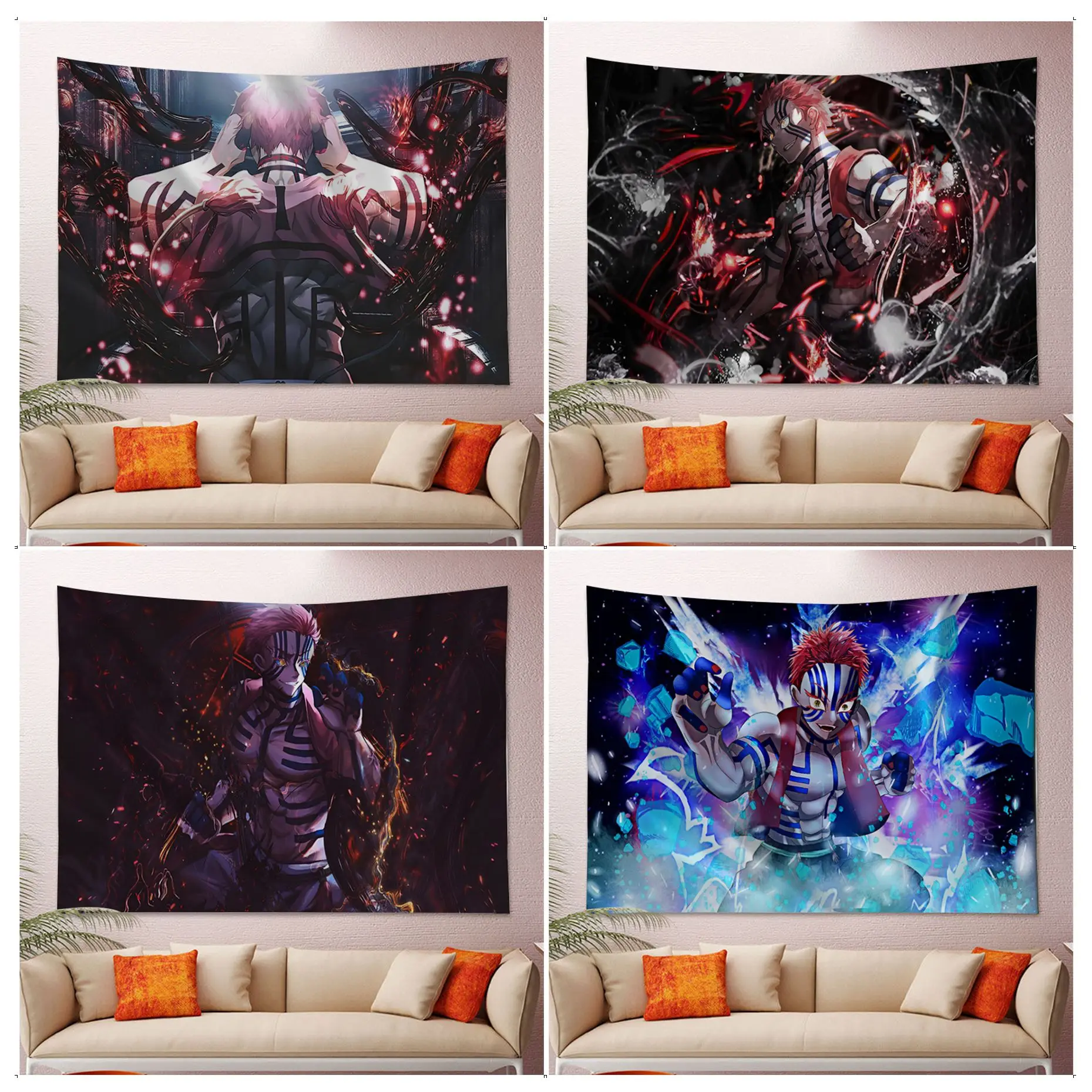 Demon Slayer Akaza Printed Large Wall Tapestry Home Decoration Hippie Bohemian Decoration Divination Home Decor
Demon Slayer Akaza Printed Large Wall Tapestry Home Decoration Hippie Bohemian Decoration Divination Home Decor
