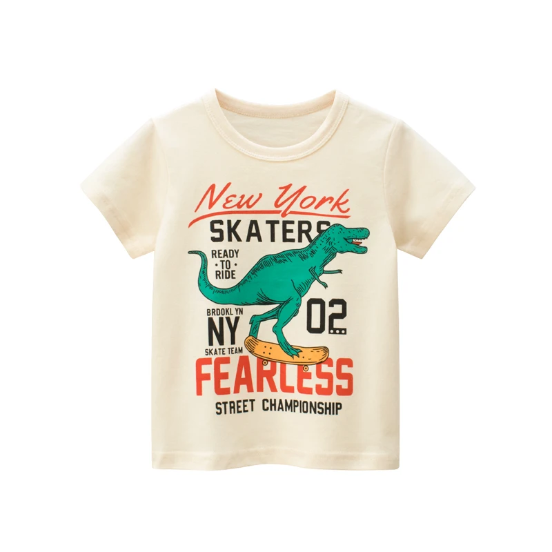 ChildrenBoys Dinosaur T-shirts Cartoon Printed Tees Boys Tops Short-sleeve Clothes for Summer Kids Outfits
ChildrenBoys Dinosaur T-shirts Cartoon Printed Tees Boys Tops Short-sleeve Clothes for Summer Kids Outfits