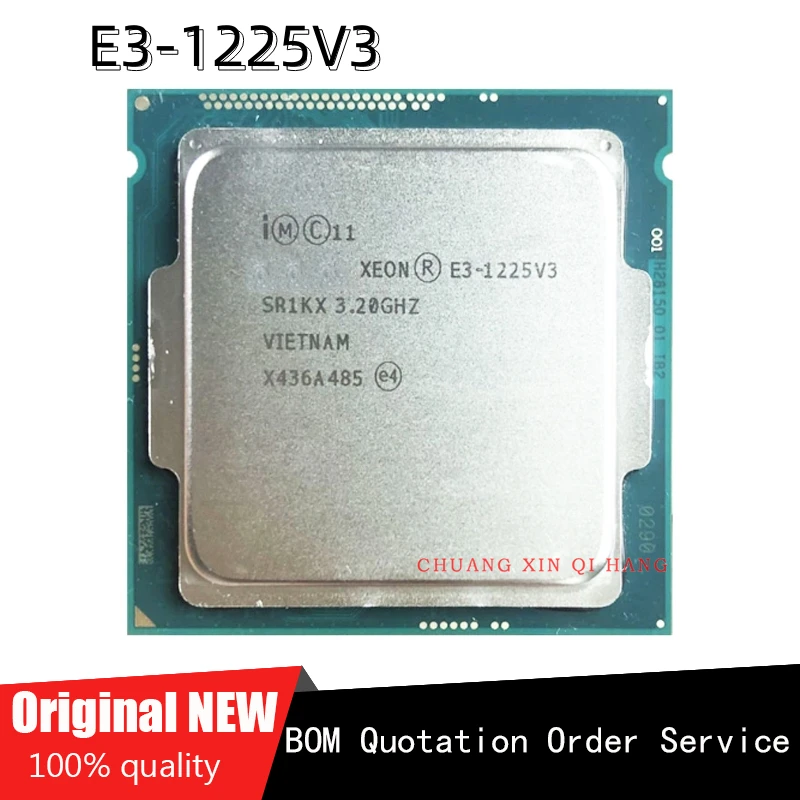 Used For E3-1225V3 E3 1225V3 E3 1225 V3 CPU 3.2 GHz 84W quad Core Desktop Processor
Used For E3-1225V3 E3 1225V3 E3 1225 V3 CPU 3.2 GHz 84W quad Core Desktop Processor