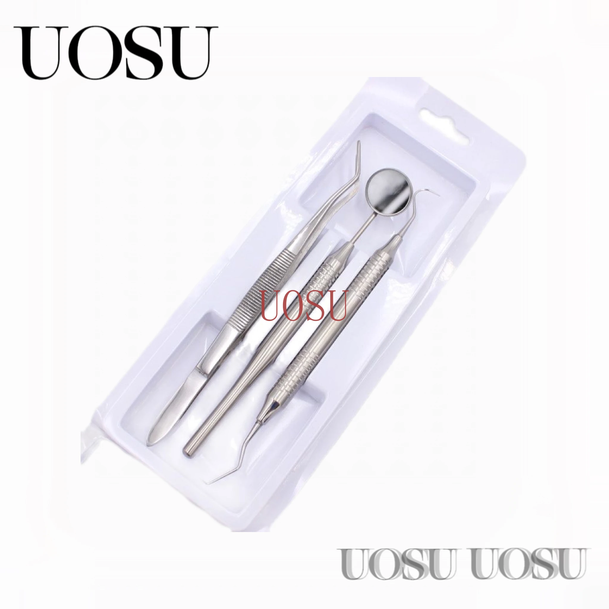 3Pcs Dental Mouth Mirror Stainless Steel Tweezers Elbow Probe Dentist Instrument Teeth Cleaning Whitening Dentistry Tools Set
3Pcs Dental Mouth Mirror Stainless Steel Tweezers Elbow Probe Dentist Instrument Teeth Cleaning Whitening Dentistry Tools Set