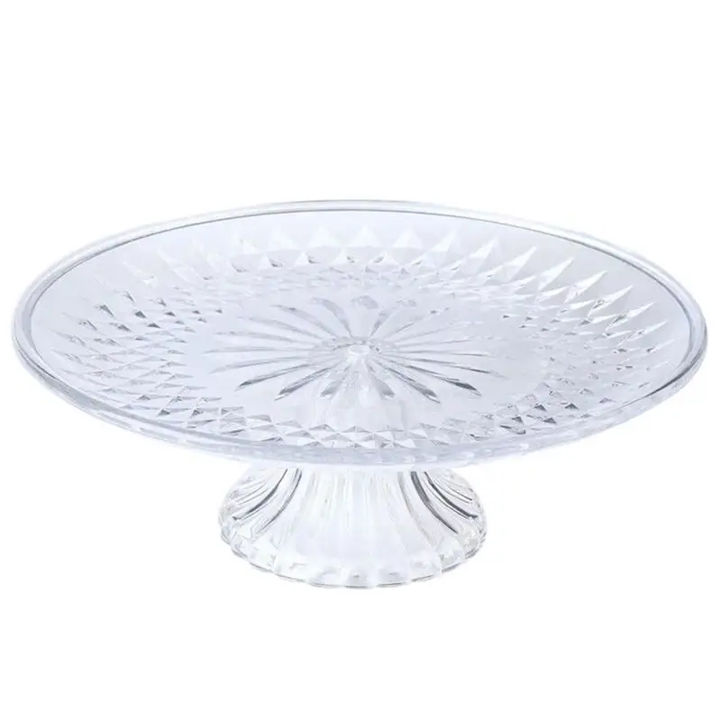 High Quality Creative Crystal Fruit Plate Plastic With Base Platter Household Kitchen Dried Fruit Melon Seeds Candy Tray Plate
High Quality Creative Crystal Fruit Plate Plastic With Base Platter Household Kitchen Dried Fruit Melon Seeds Candy Tray Plate