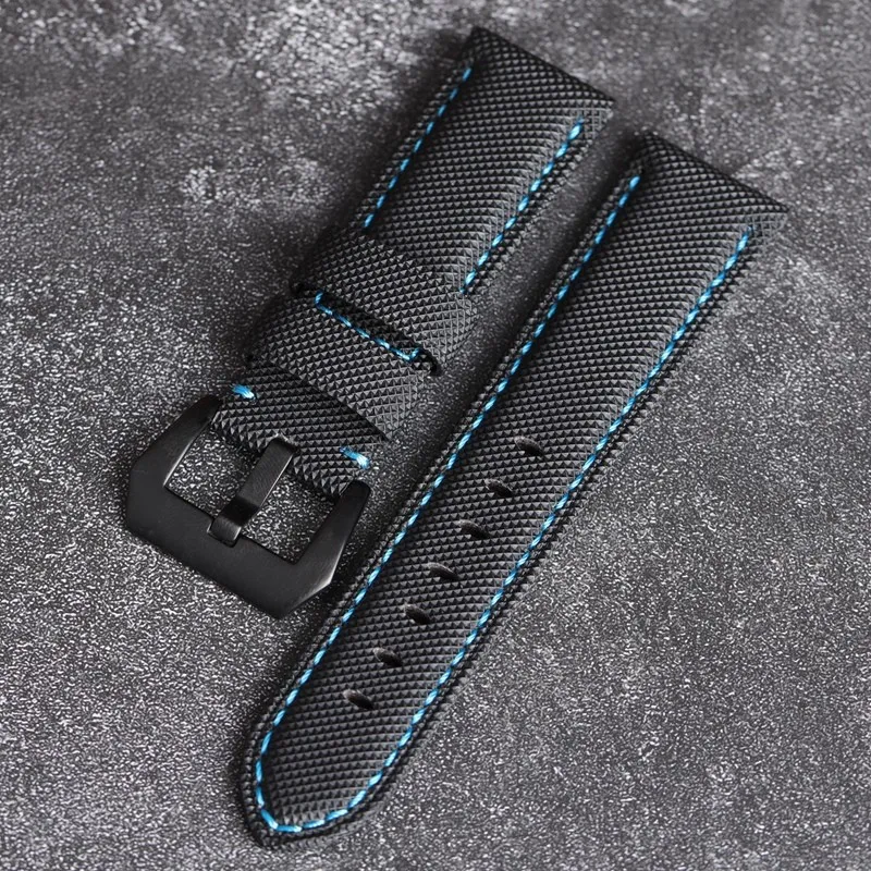 Nylon+Genuine Leather Watch Strap 22 24 26mm Men Wrist Band Bracelet for PANERAI Omega Tissot IWC HUAWEI GT2/GT3 Watchband
Nylon+Genuine Leather Watch Strap 22 24 26mm Men Wrist Band Bracelet for PANERAI Omega Tissot IWC HUAWEI GT2/GT3 Watchband