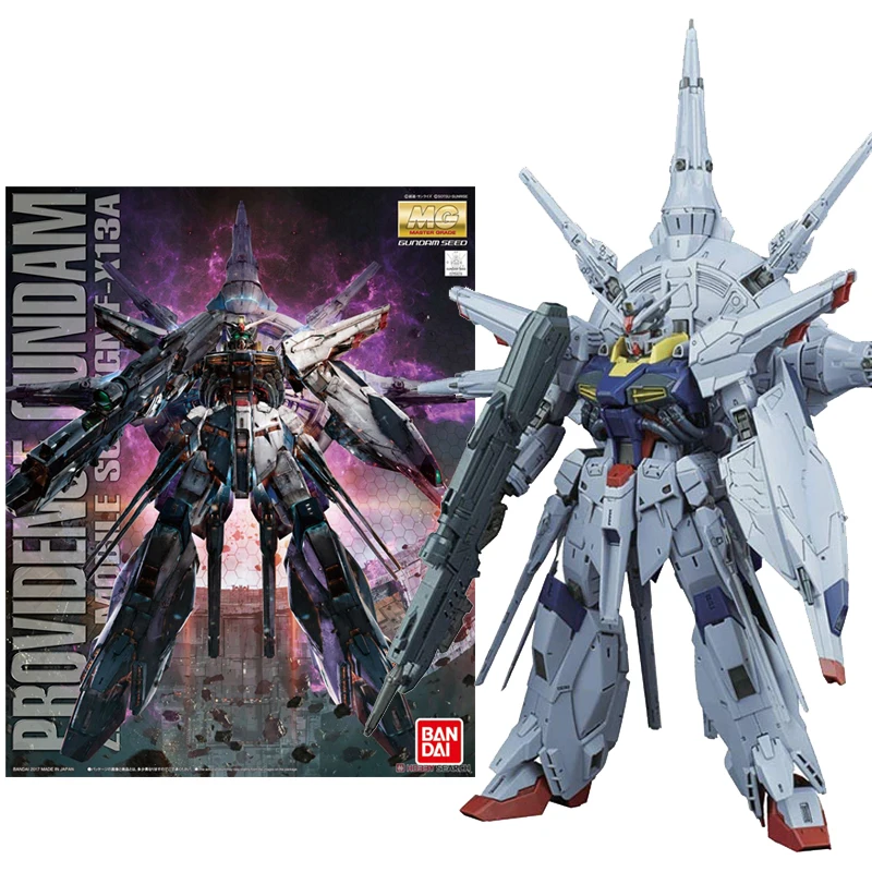 

In Stock Original Bandai MG MOBILE SUIT GUNDAM SEED ZGMF-X13A Providence Gundam Assembly Model Collection Action Figure Toy