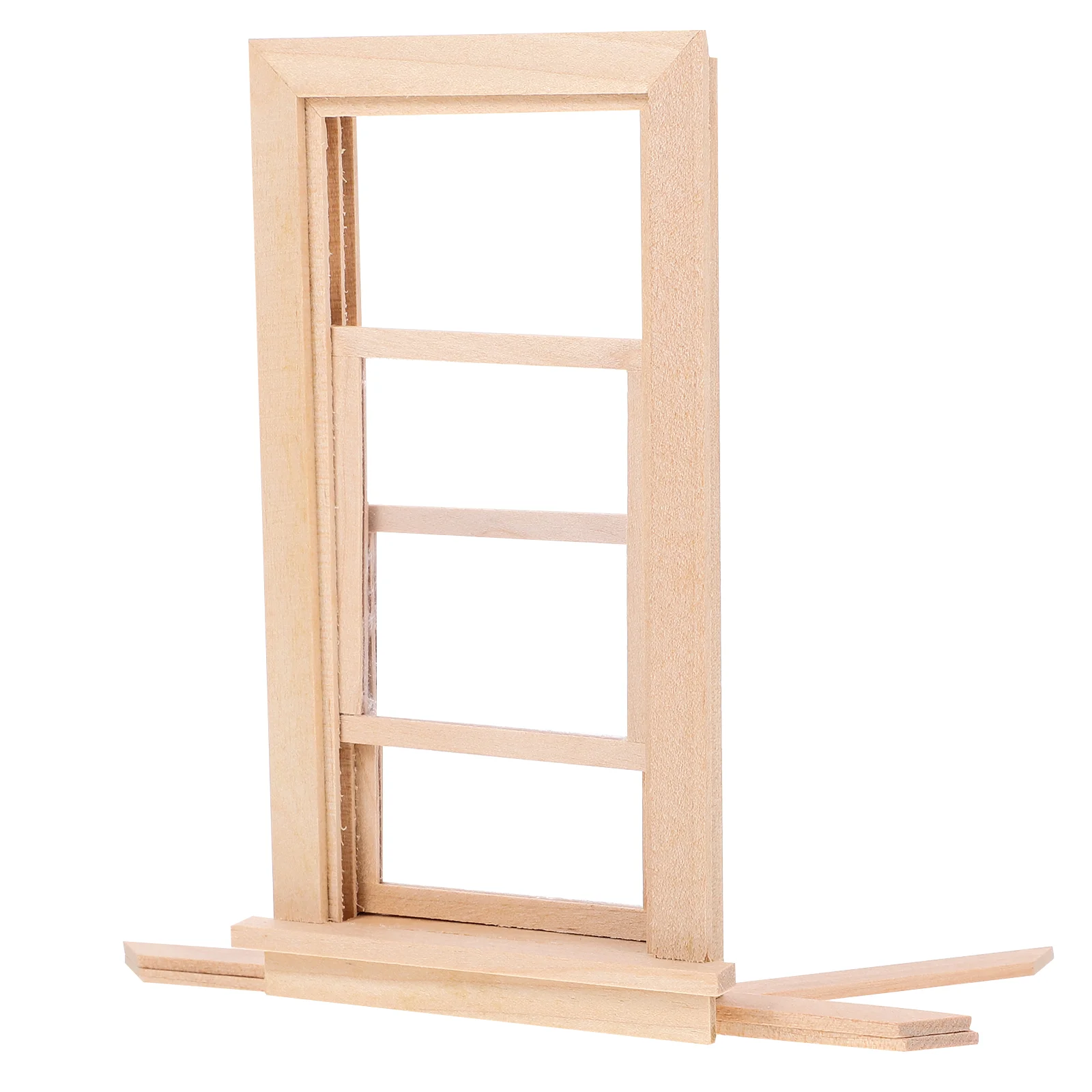 House Miniature Furniture Mini Wood Window Frame Unpainted Wooden Sash Window Frame
House Miniature Furniture Mini Wood Window Frame Unpainted Wooden Sash Window Frame