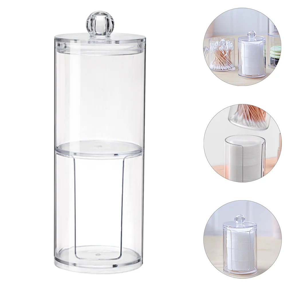 

Cotton Box Container Storage Swabs Qtip Swab Dispenser Holder Pad Jar Clear Organizer Pads Case Makeup Acrylic Containers Set Q