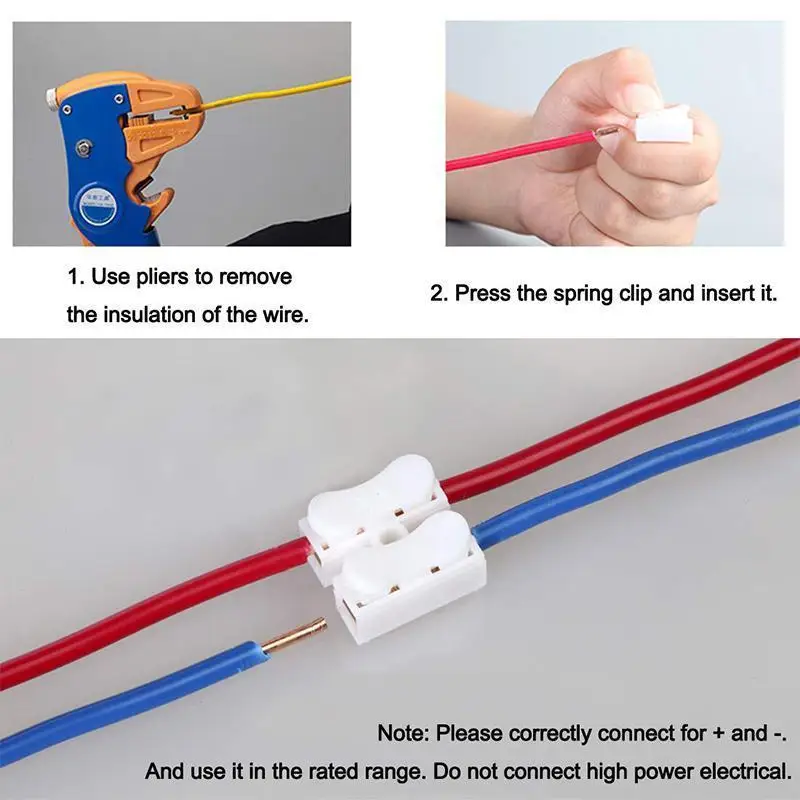 50Pcs Self-locking Push-type Terminal Wire connector Screw terminal Barrier Strip Block Terminal Plastic Electrical connector
50Pcs Self-locking Push-type Terminal Wire connector Screw terminal Barrier Strip Block Terminal Plastic Electrical connector