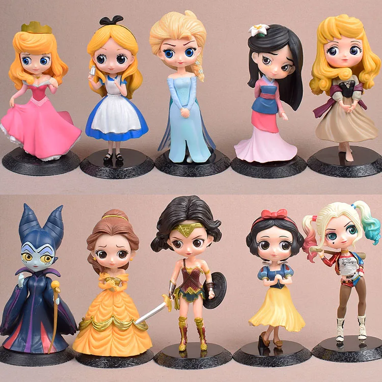 Q version Snow White Princess Alice Mermaid figure Alice in Wonderland Ariel The Little Mermaid PVC Figure Model Toy
Q version Snow White Princess Alice Mermaid figure Alice in Wonderland Ariel The Little Mermaid PVC Figure Model Toy