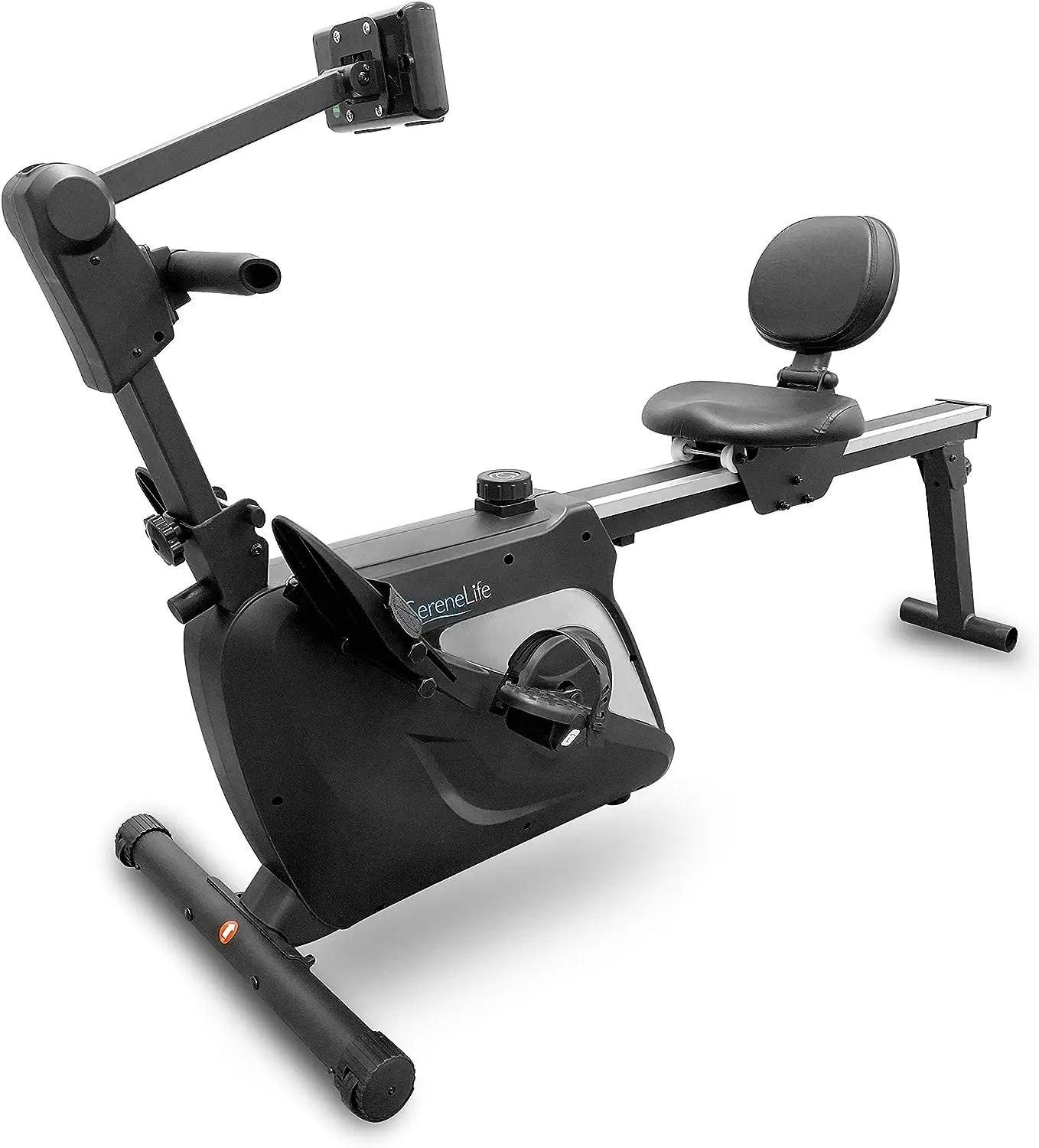 

Гребной тренажер и велосипед-8 уровней сопротивления, объем фунтов-складной и портативный кардио фитнес-тренажер с ЖК-монитором