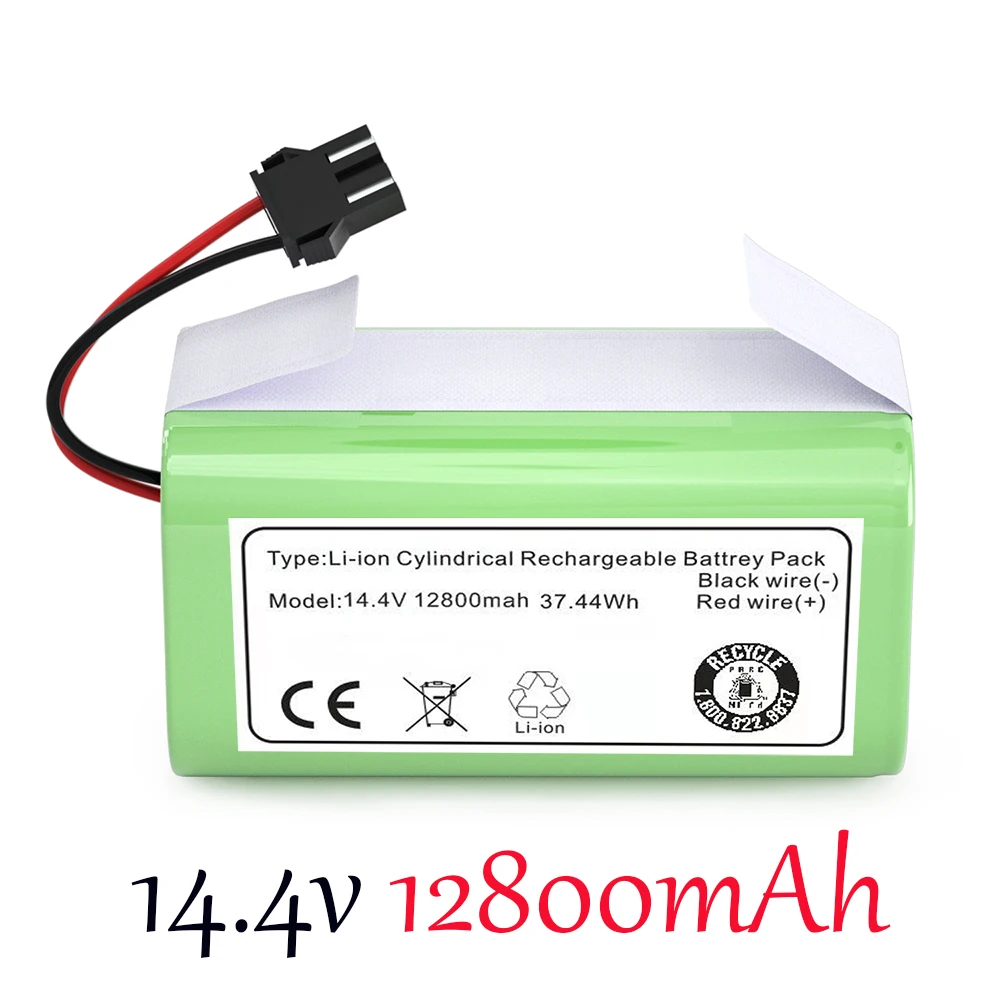 Новый литий-ионный аккумулятор 14,4 В 12800 мАч для Conga Excellence 990 1090 Ecovacs Deebot N79S N79 DN622 Eufy Robovac 11 11 11S 12 35C X500
Новый литий-ионный аккумулятор 14,4 В 12800 мАч для Conga Excellence 990 1090 Ecovacs Deebot N79S N79 DN622 Eufy Robovac 11 11 11S 12 35C X500