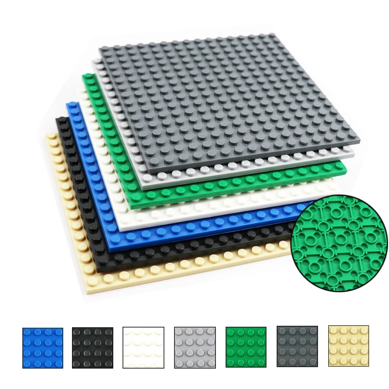 

Детские игрушки 16x16, двусторонняя Базовая пластина горошек для кирпичей, базовая пластина, наборы строительных блоков «сделай сам», детали, совместимые с Lego
