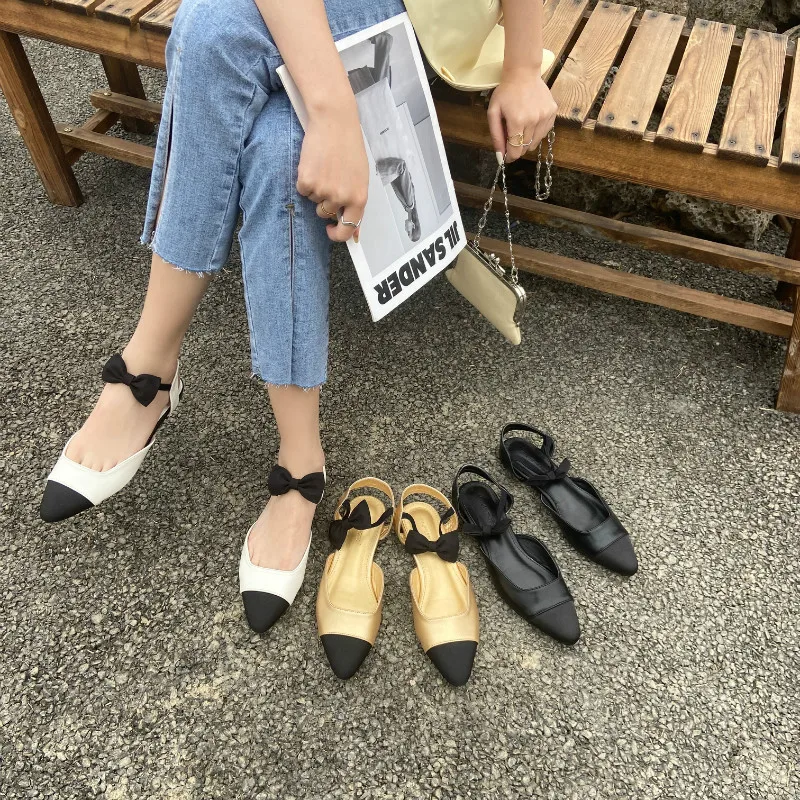 Low Sandals Woman Leather Female Shoe Buckle Strap 2022 Summer Clear Heels Low-heeled Multicolored Flat Girls Fashion New Bow Po
Low Sandals Woman Leather Female Shoe Buckle Strap 2022 Summer Clear Heels Low-heeled Multicolored Flat Girls Fashion New Bow Po