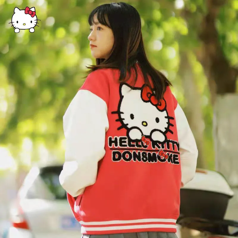 Толстовка Sanrio с капюшоном Hello Kitty, весна-осень, куртка для бейсбола в стиле, каваи Y2k, парная свободная толстовка на молнии для колледжа, повсе...
Толстовка Sanrio с капюшоном Hello Kitty, весна-осень, куртка для бейсбола в стиле, каваи Y2k, парная свободная толстовка на молнии для колледжа, повсе...