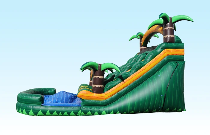 15FT Height Dual Tropical Paradise PVC Inflatable Water Slide - Size: 34 x 12 x 15 ft (10.4 x 3.7 x 4.6 m) - S58
15FT Height Dual Tropical Paradise PVC Inflatable Water Slide - Size: 34 x 12 x 15 ft (10.4 x 3.7 x 4.6 m) - S58
