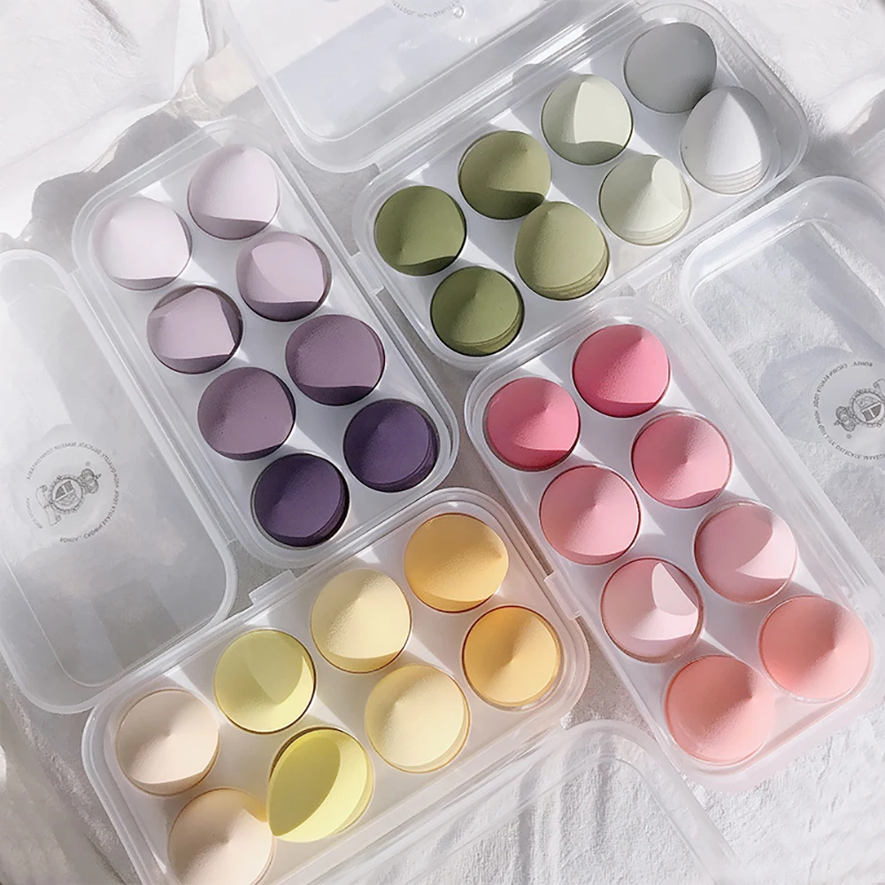 8 Grids Makeup Blender Puff Storage Box Plastic Empty Cosmetic Sponge Drying Box Portable Egg Shaped Storage Stand Makeup Tools
8 Grids Makeup Blender Puff Storage Box Plastic Empty Cosmetic Sponge Drying Box Portable Egg Shaped Storage Stand Makeup Tools