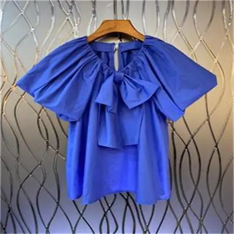 VANOVICH 2022 Летний Новый Модный женский топ большого размера в европейском и американском стиле, Повседневная яркая рубашка 
VANOVICH 2022 Летний Новый Модный женский топ большого размера в европейском и американском стиле, Повседневная яркая рубашка