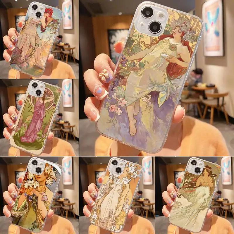 Alphonse Mucha Phone Case For Iphone 7 8 Plus X Xr Xs 11 12 13 Se2020 Mini Mobile Iphones 14 Pro Max Case
Alphonse Mucha Phone Case For Iphone 7 8 Plus X Xr Xs 11 12 13 Se2020 Mini Mobile Iphones 14 Pro Max Case
