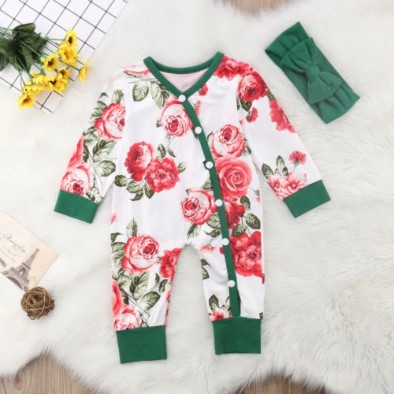 Baby Kids Girl Clothes Infant Button Floral Bodysuit Long Sleeve Jumpsuit Bodysuit Clothes Outfits
Baby Kids Girl Clothes Infant Button Floral Bodysuit Long Sleeve Jumpsuit Bodysuit Clothes Outfits