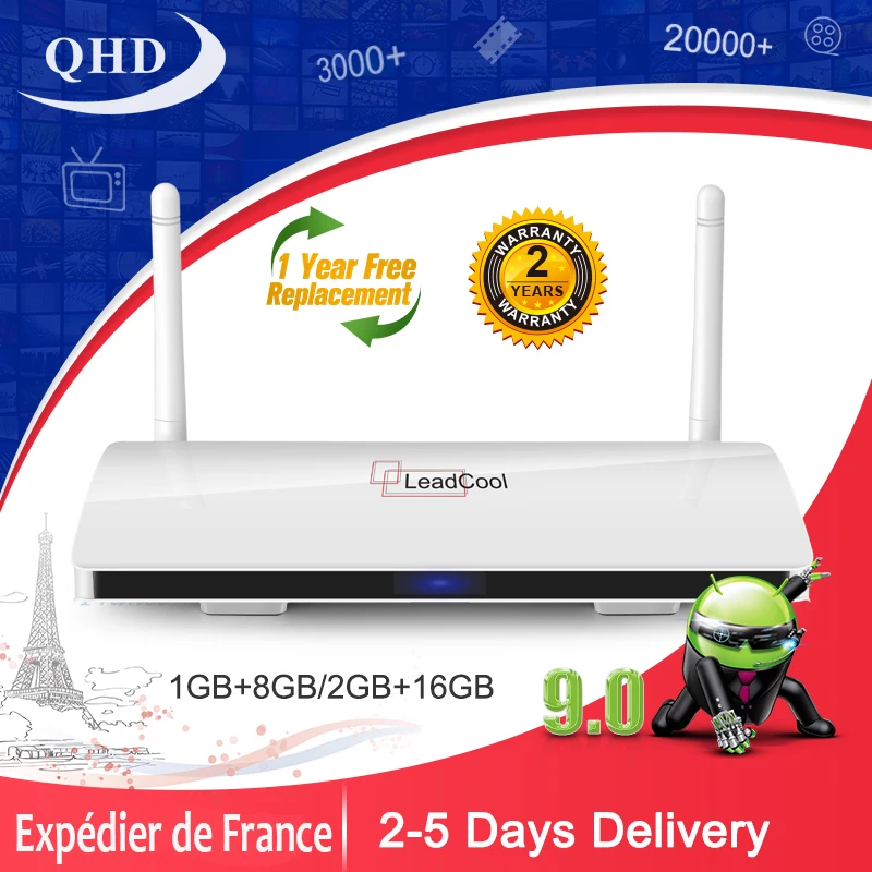 Leadcool qhdtv iptv box Android 9.0 TV BOX Amlogic S905W 1G 8G 4K HD Smart Leadcool IPTV BOX ship from france Europe M3U
Leadcool qhdtv iptv box Android 9.0 TV BOX Amlogic S905W 1G 8G 4K HD Smart Leadcool IPTV BOX ship from france Europe M3U