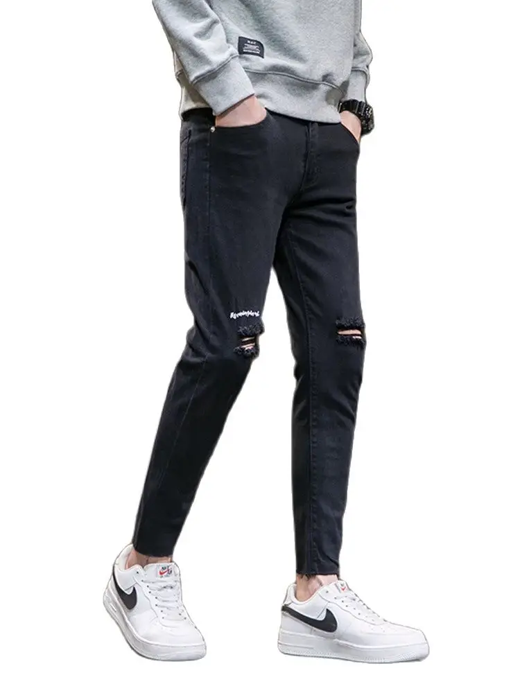 Brand Men's Pants Casual Elastic hole Long Business Trousers Cotton Skinny Work Pant Male Classic Clothing Jogging Pants
Brand Men's Pants Casual Elastic hole Long Business Trousers Cotton Skinny Work Pant Male Classic Clothing Jogging Pants