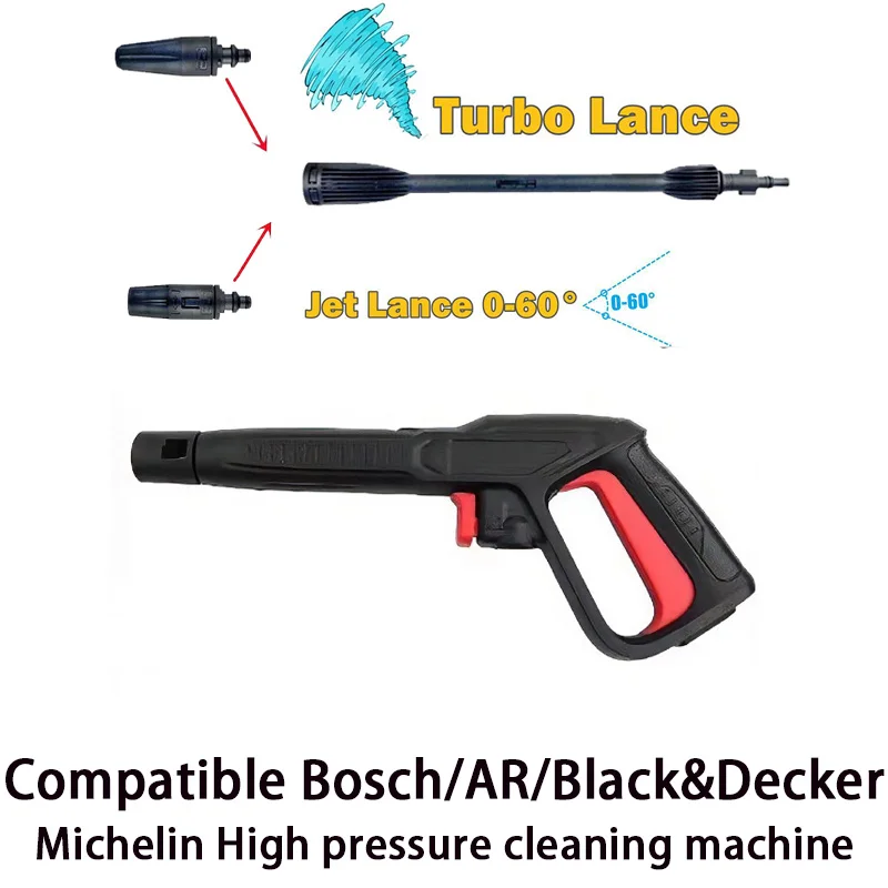 Adjustable High Pressure Cleaner Car Wash Water Gun Or Water Pipe Tools For AR /Bosch/AQT House Garden Cleaning Accessories
Adjustable High Pressure Cleaner Car Wash Water Gun Or Water Pipe Tools For AR /Bosch/AQT House Garden Cleaning Accessories