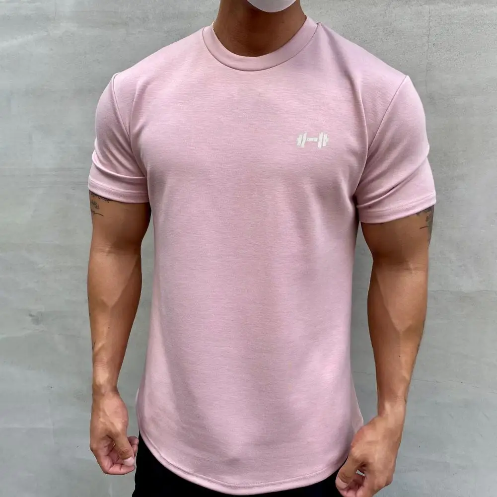 Men T-shirt Solid Color Friendly to Skin Simple Young Style Soft Material Breathable Slim Crew Neck Summer Tops Daily Clothes
Men T-shirt Solid Color Friendly to Skin Simple Young Style Soft Material Breathable Slim Crew Neck Summer Tops Daily Clothes