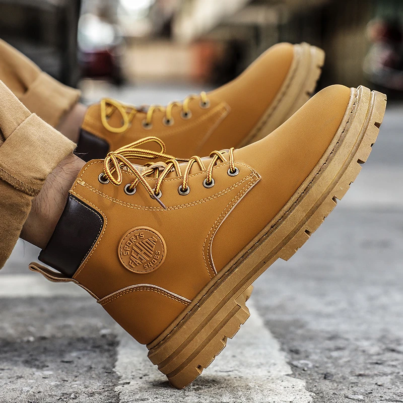 Waterproof Leather Boots Men Winter Shoes Motorcycle Boot Warm Fur Martin Boots High Top Men Footwear Lace Up Ankle Botas Hombre
Waterproof Leather Boots Men Winter Shoes Motorcycle Boot Warm Fur Martin Boots High Top Men Footwear Lace Up Ankle Botas Hombre