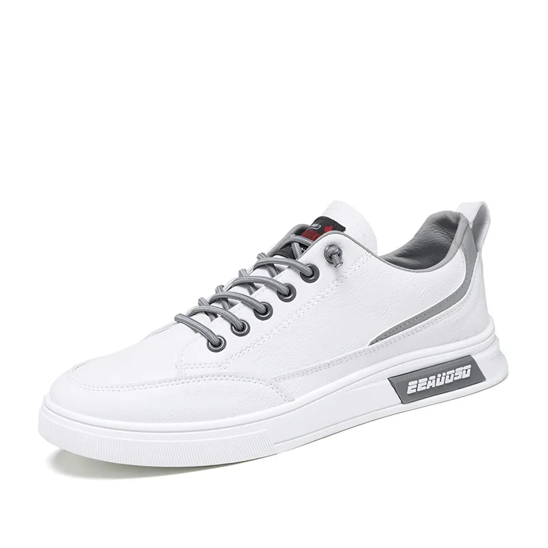 Leather Men's Sneakers Increase Trend Casual Leather Shoes Men's Breathable White Shoes All-match Soft-soled Sneakers
Leather Men's Sneakers Increase Trend Casual Leather Shoes Men's Breathable White Shoes All-match Soft-soled Sneakers
