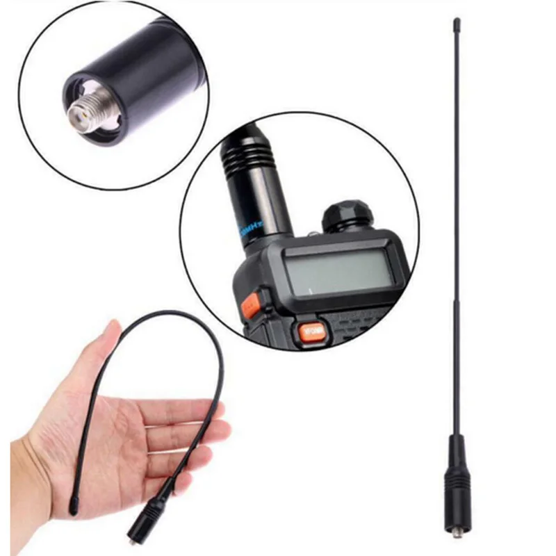 NA-771 антенна 144/430MHZ Walkie Talkie двухдиапазонная антенна VHF/УВЧ SMA-женская для портативного радио UV-5R UV-82 1 шт.
NA-771 антенна 144/430MHZ Walkie Talkie двухдиапазонная антенна VHF/УВЧ SMA-женская для портативного радио UV-5R UV-82 1 шт.