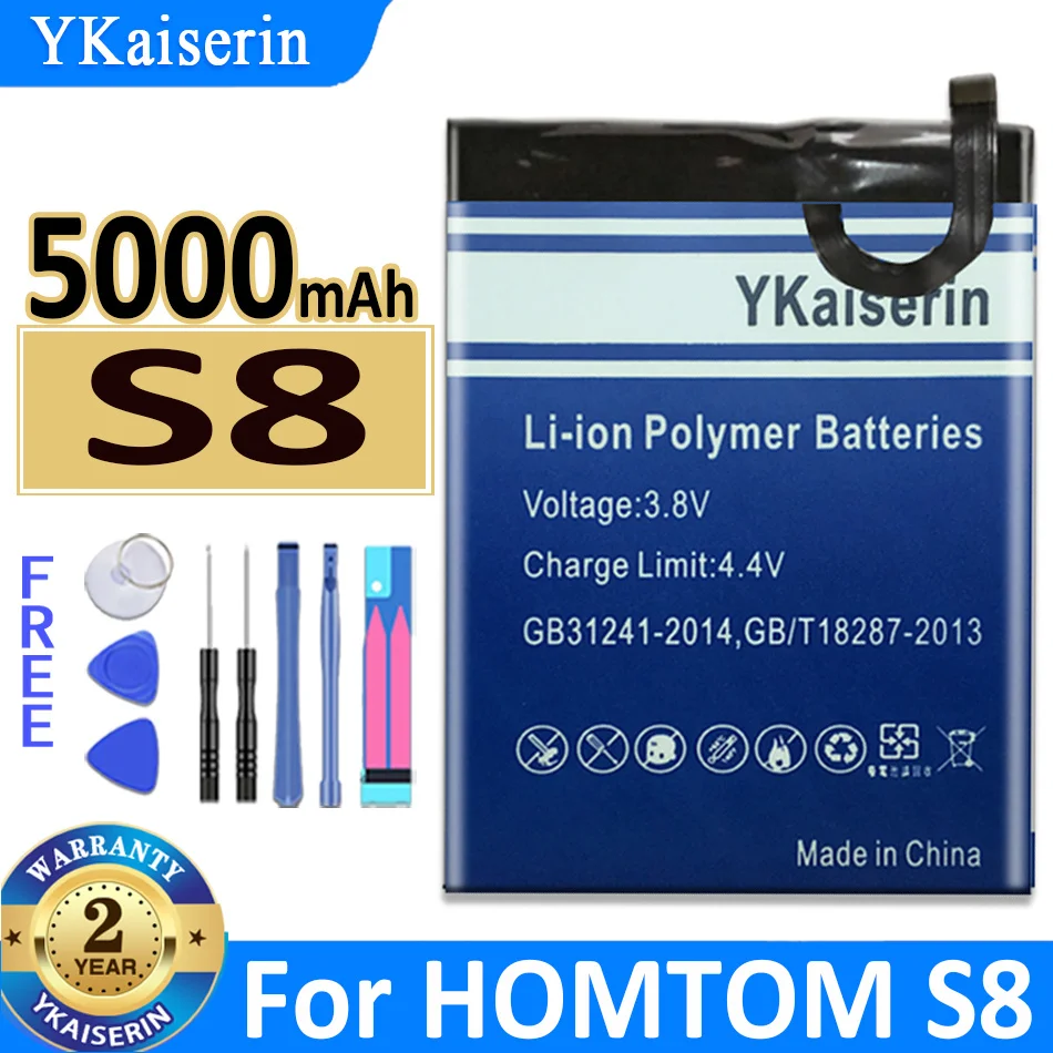 YKaiserin Phone Battery S 8 5000mAh for HOMTOM S8 5.7 inch MTK6750 Mobile Accessories Bateria
YKaiserin Phone Battery S 8 5000mAh for HOMTOM S8 5.7 inch MTK6750 Mobile Accessories Bateria