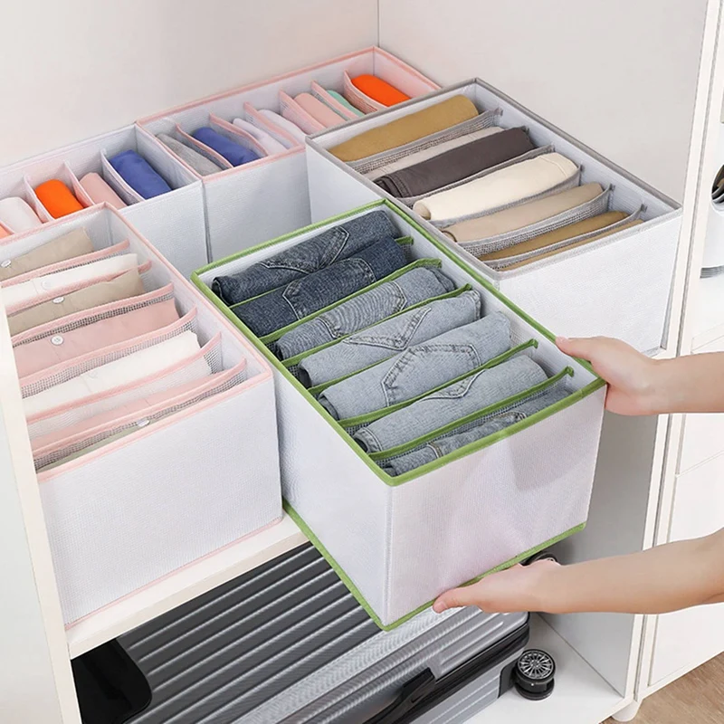 PP Wardrobe Clothes Organizer Jeans Compartment Storage Box Leggings Underpants Foldable Wardrobe Divider Storage Box
PP Wardrobe Clothes Organizer Jeans Compartment Storage Box Leggings Underpants Foldable Wardrobe Divider Storage Box