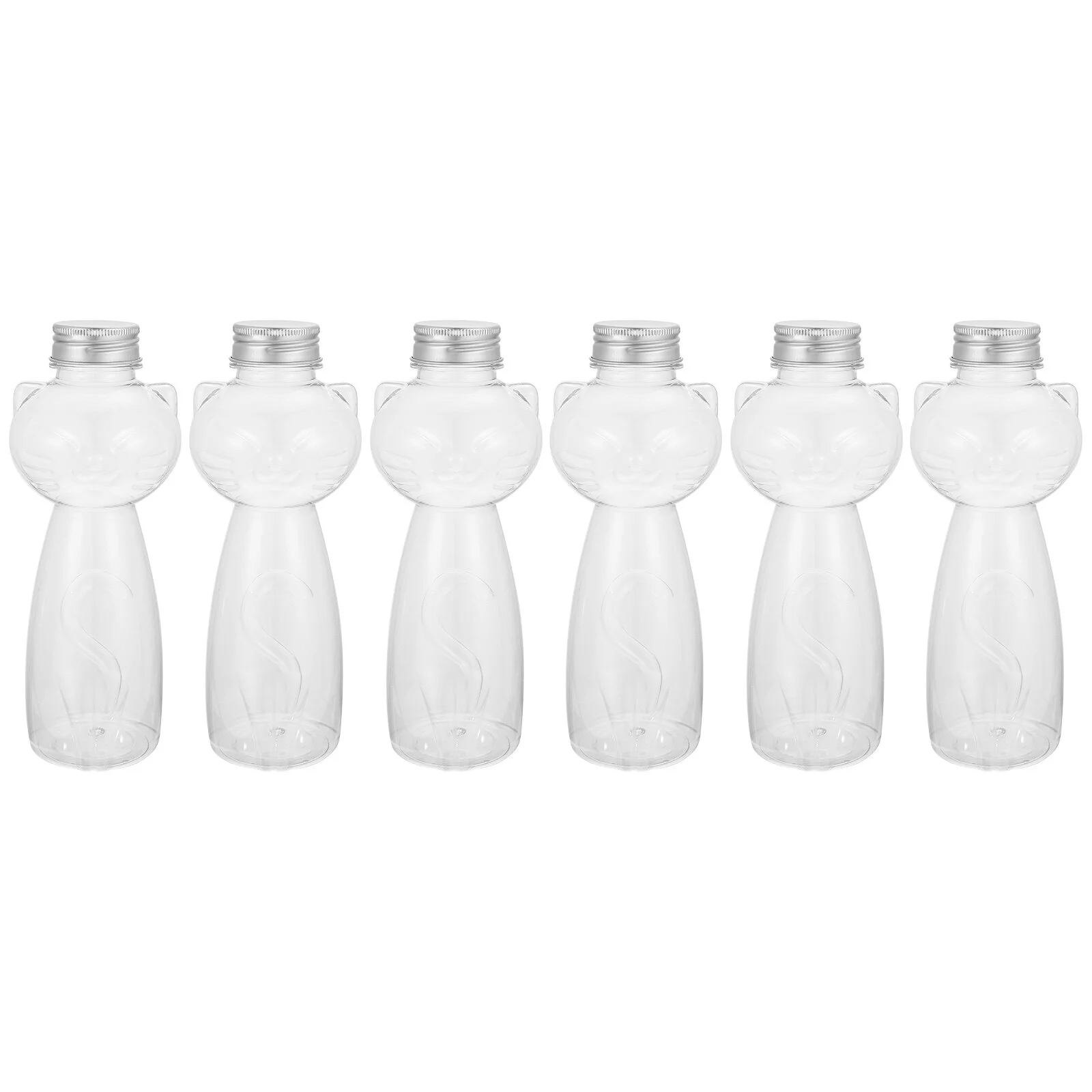 6 Pcs Juice Bottle Empty Milk Plastic Bottles Plastic Milk Bottles Take-Out Cups Beverage Clear Lid Convenient Drink
6 Pcs Juice Bottle Empty Milk Plastic Bottles Plastic Milk Bottles Take-Out Cups Beverage Clear Lid Convenient Drink