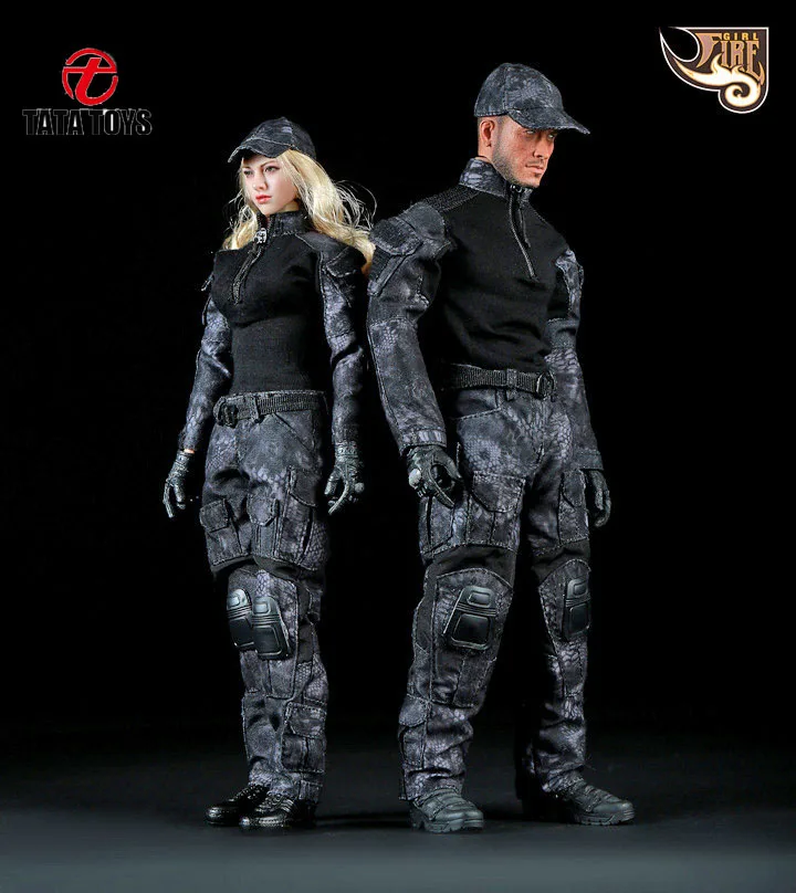 in stock1/6 Scale Solider Clothes Black Python Camouflage Combat Uniforms FG005 / FG006 for 12"Female/Man Action Figure DIY
in stock1/6 Scale Solider Clothes Black Python Camouflage Combat Uniforms FG005 / FG006 for 12"Female/Man Action Figure DIY