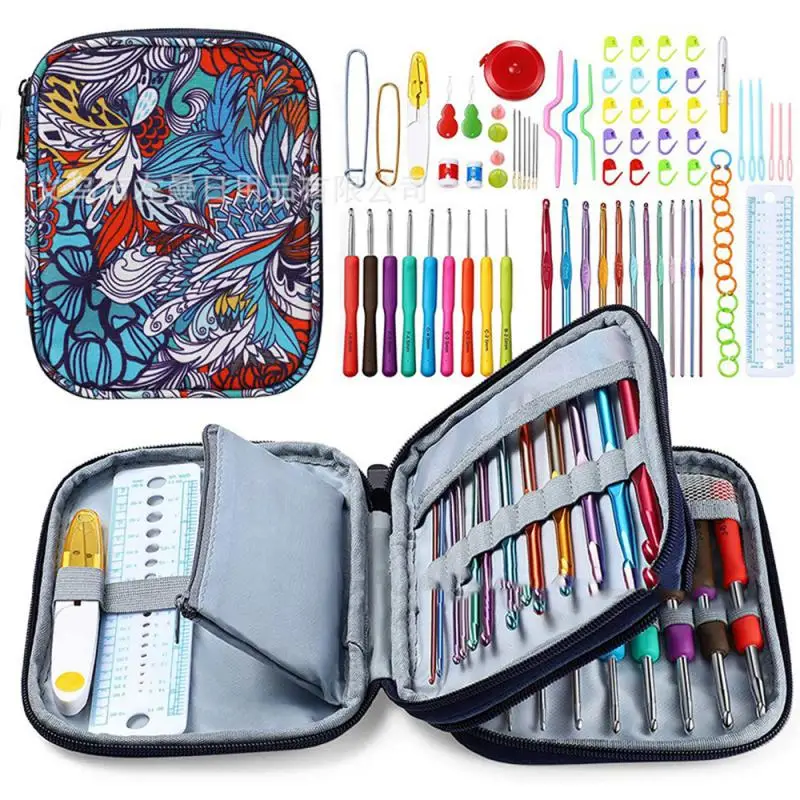 1Set Crochet Hooks Set With Case 170 Piece Set Knitting Needles Set DIY Needle Arts Craft Scissors Markers Sewing Accessories
1Set Crochet Hooks Set With Case 170 Piece Set Knitting Needles Set DIY Needle Arts Craft Scissors Markers Sewing Accessories
