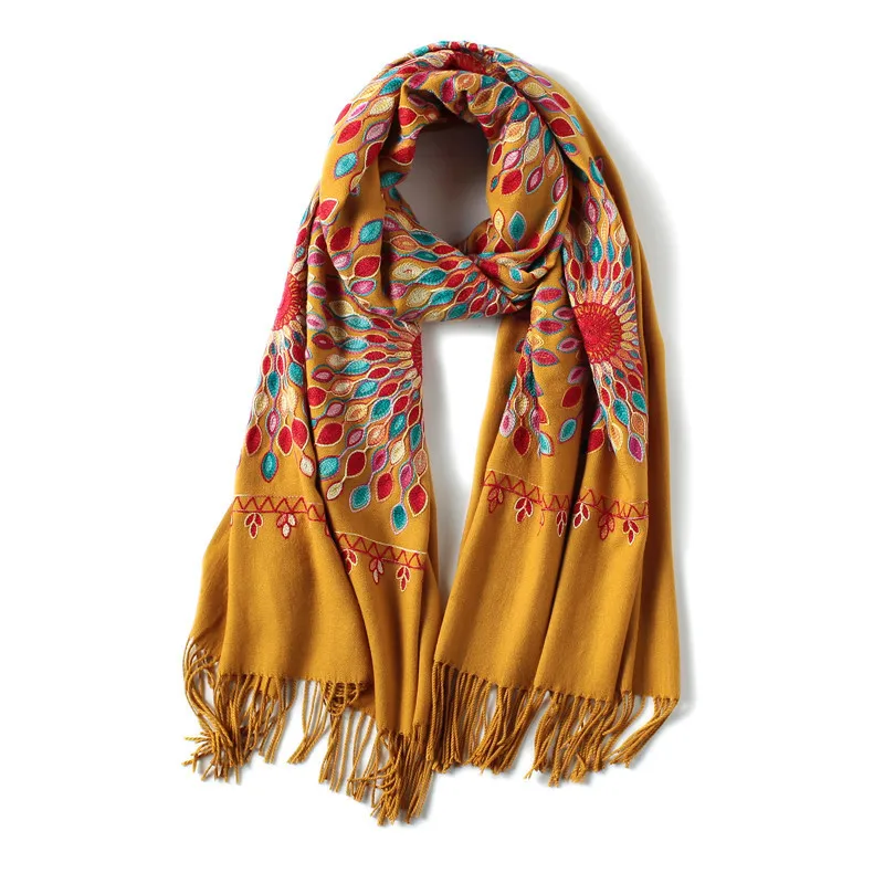 New Autumn and winter women Sun flower print wool scarves hijab wraps lady beach Cashmere muffler Popular fashion warm shawl
New Autumn and winter women Sun flower print wool scarves hijab wraps lady beach Cashmere muffler Popular fashion warm shawl