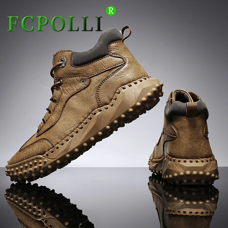 Autumn Golf Shoes for Men Gray Khaki Sport Shoes Mens High Top Walking Shoes Man Designer Leather Golf Training Men
Autumn Golf Shoes for Men Gray Khaki Sport Shoes Mens High Top Walking Shoes Man Designer Leather Golf Training Men