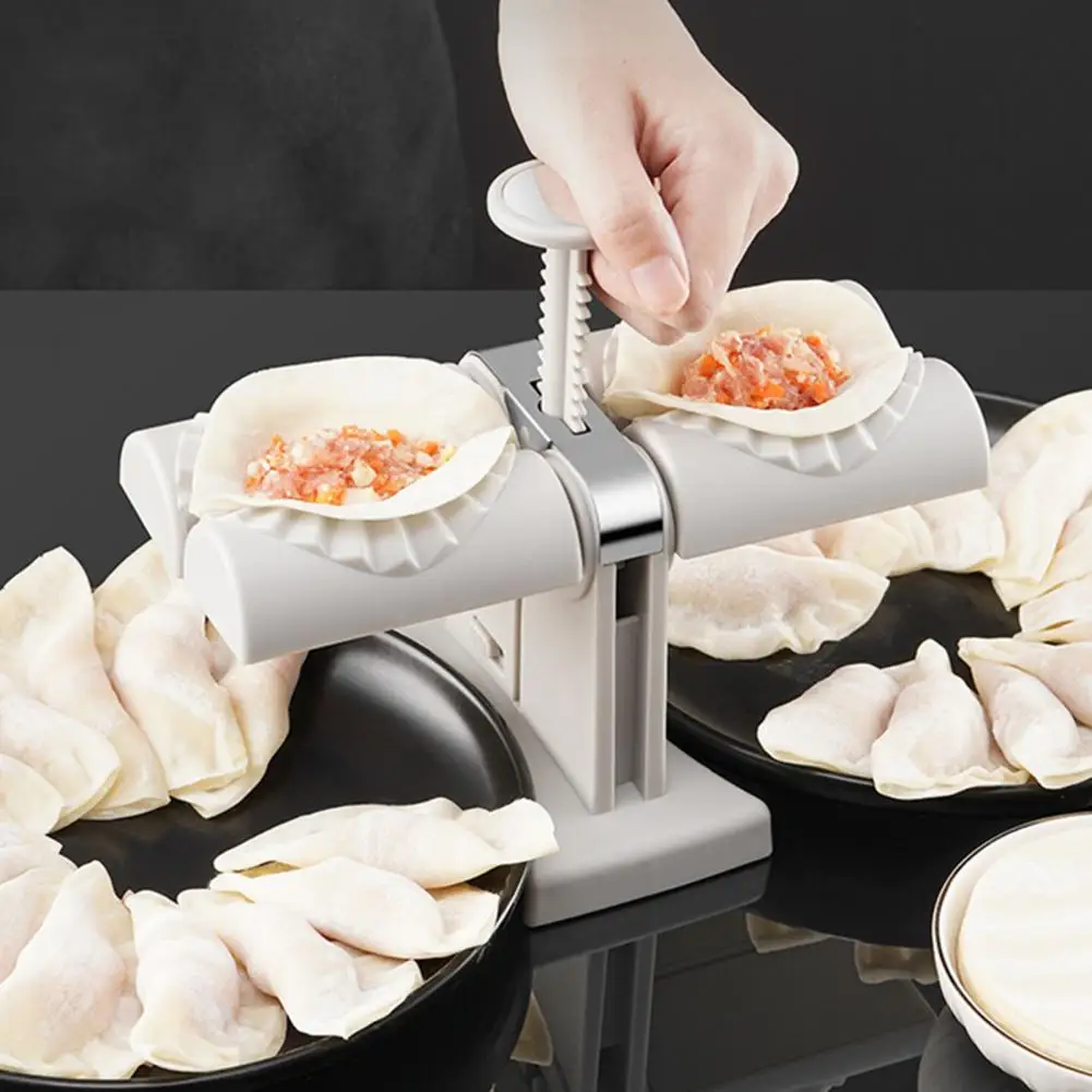 New Home Dumpling Maker Double Head Press Type Automatic Dumpling Machine Small Pierogi Mold DIY Kitchen Tools Accessories
New Home Dumpling Maker Double Head Press Type Automatic Dumpling Machine Small Pierogi Mold DIY Kitchen Tools Accessories