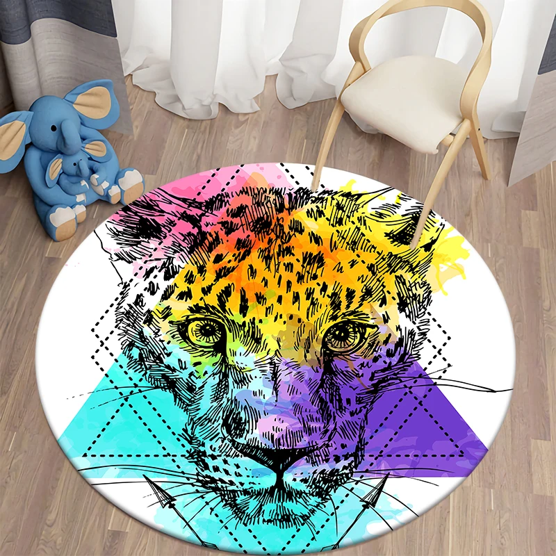 3D cartoon Animal Themed round carpet floor mat living room carpet polyester carpet mat children's room decoration gifts
3D cartoon Animal Themed round carpet floor mat living room carpet polyester carpet mat children's room decoration gifts