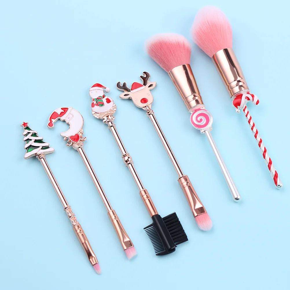 7 Pcs/Set Christmas Makeup Brushes Santa Claus Brush Elk Brush Candy Brush Mini Tools for Children
7 Pcs/Set Christmas Makeup Brushes Santa Claus Brush Elk Brush Candy Brush Mini Tools for Children
