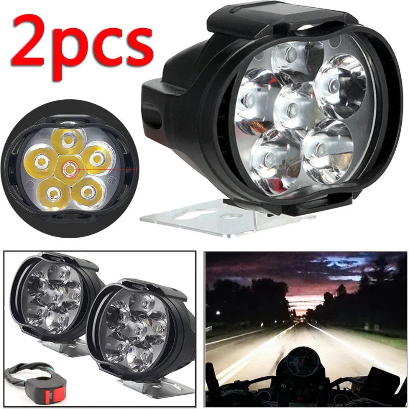 Motorcycle Headlamp 6 LED Lights Beads High Brightness Headlights Motorcycle Led Headlight Fog Light Waterproof Spotlights Lamp
Motorcycle Headlamp 6 LED Lights Beads High Brightness Headlights Motorcycle Led Headlight Fog Light Waterproof Spotlights Lamp
