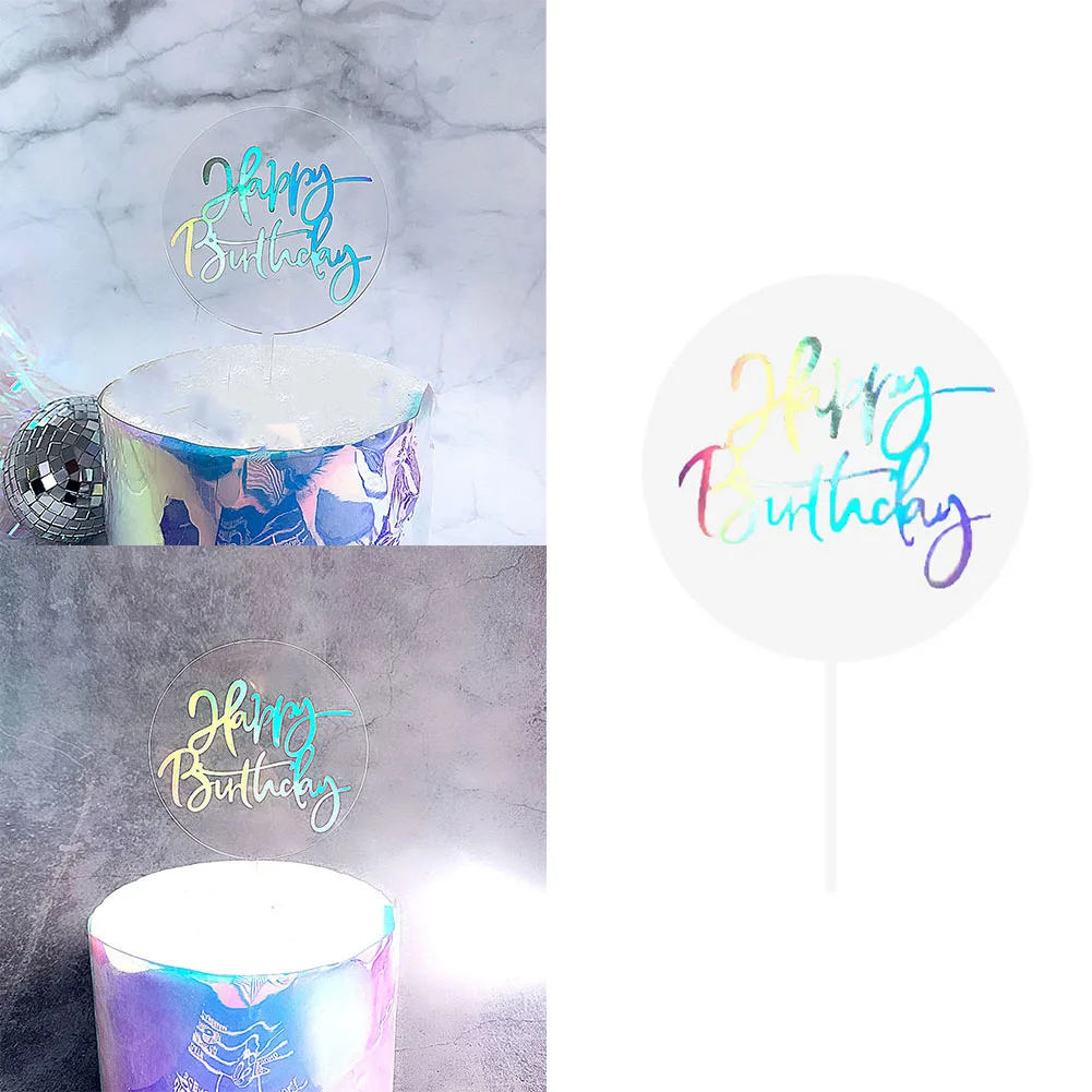 Bronzing Birthday Cake Insert Card Acrylic Cake Plugins Happy Birthday Party Decoration Dessert Topper Transparent Laser Cards
Bronzing Birthday Cake Insert Card Acrylic Cake Plugins Happy Birthday Party Decoration Dessert Topper Transparent Laser Cards