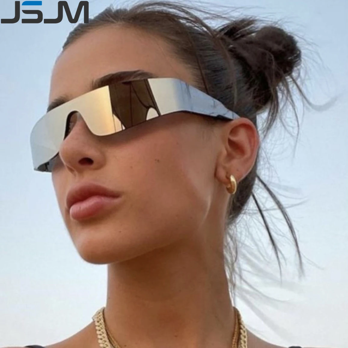 JSJM новые модные спортивные солнцезащитные очки в стиле панк для мужчин и женщин без оправы Красочные Солнцезащитные очки UV400 Модные цельные...
JSJM новые модные спортивные солнцезащитные очки в стиле панк для мужчин и женщин без оправы Красочные Солнцезащитные очки UV400 Модные цельные...