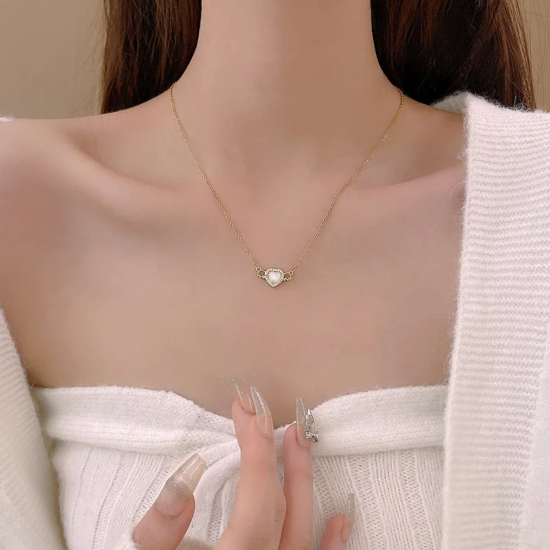 Fashion Zircon Angel Wing Heart Necklace Pendant Ladies Real Gold Plated Gift Jewelry
Fashion Zircon Angel Wing Heart Necklace Pendant Ladies Real Gold Plated Gift Jewelry