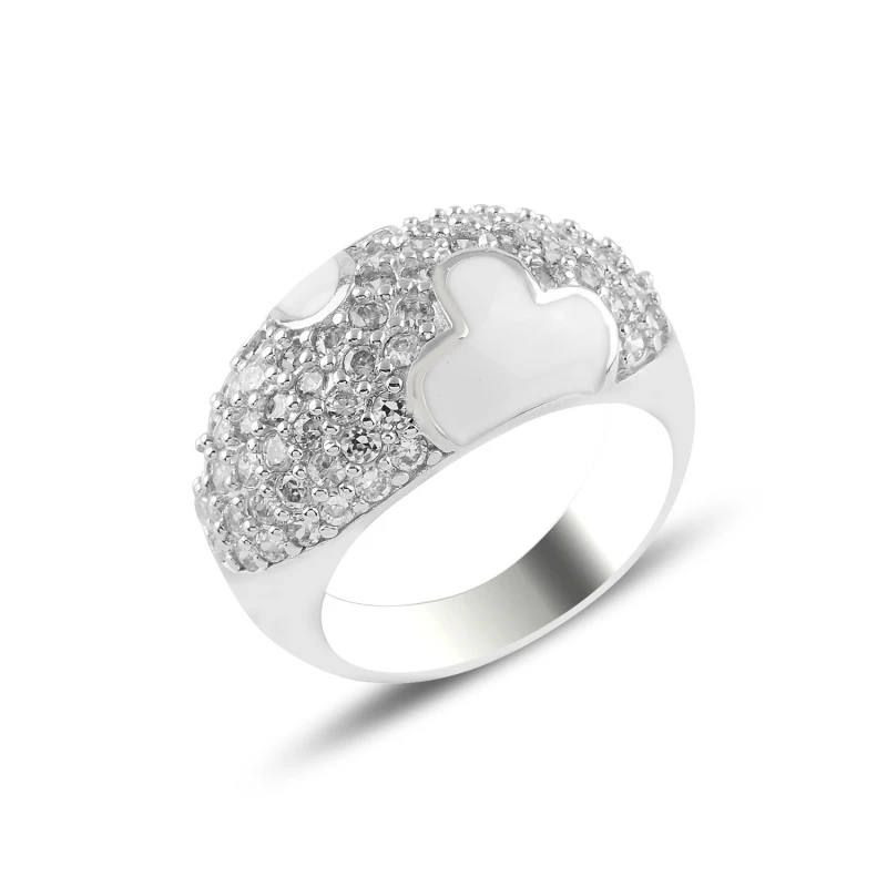 Серебряное бриллиантовое кольцо с эмалью и цирконом
Серебряное бриллиантовое кольцо с эмалью и цирконом