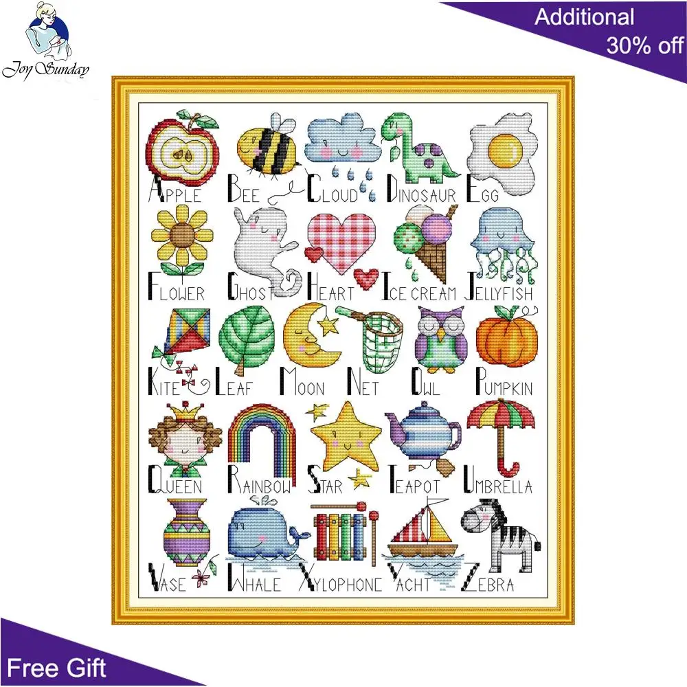 Набор для вышивки крестиком с надписью «Joy Sunday» 
Набор для вышивки крестиком с надписью «Joy Sunday»